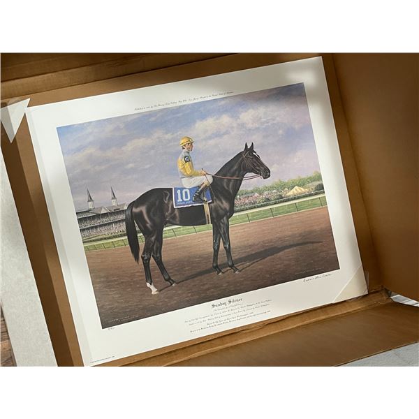 "Sunday Silence" by Richard Stone Reeves (1919-2005): NEVER FRAMED Limited lithograph (#3/850)