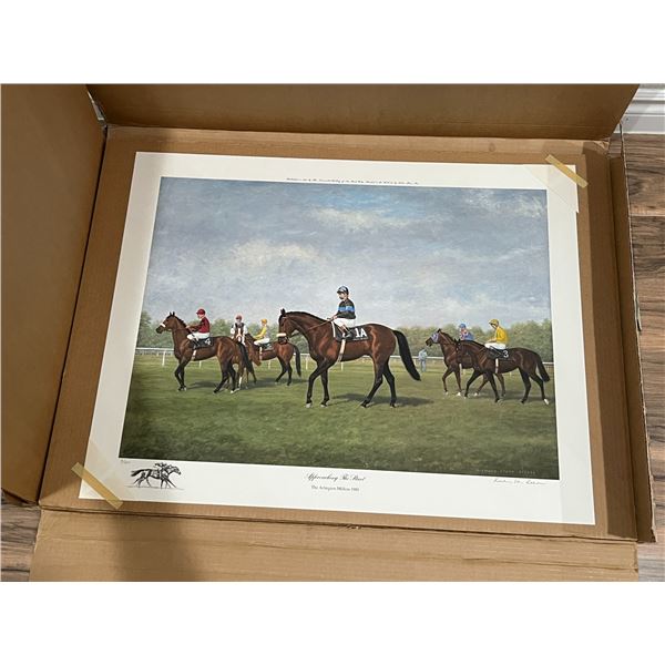 "Approaching the Starr" by Richard Stone Reeves (1919-2005): NEVER FRAMED Limited lithograph (#3/850