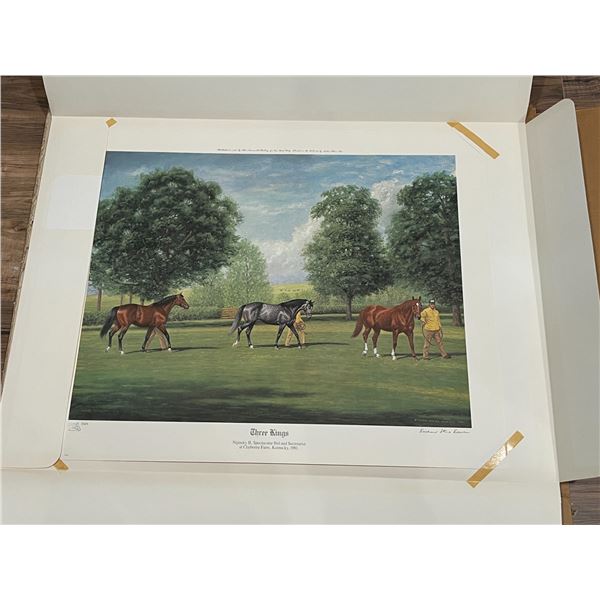 "Three Kings" by Richard Stone Reeves (1919-2005): NEVER FRAMED Limited lithograph (#3/850)
