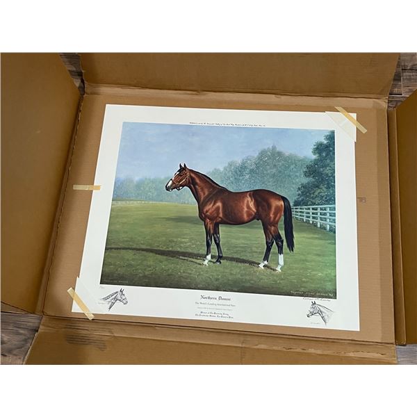"Northern Dancer" by Richard Stone Reeves (1919-2005): NEVER FRAMED Limited edition lithograph (#3/8