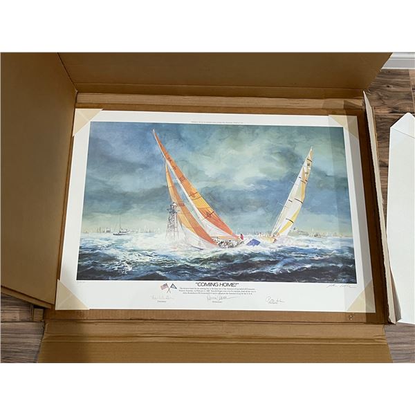 "Coming Home" by John Gable (b. 1944): NEVER FRAMED Limited (#3/2,500) lithograph from 1987