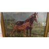 Image 2 : Horses in field, by Silton: Print, in Frame, 23x19" Framed