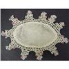 Image 1 : VICTORIAN BEADED - OVAL DOILY #2305031