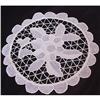 Image 1 : BEAUTIFUL NEEDLE LACE DOILY - ROSE #2305076