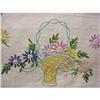 Image 1 : IRISH LINEN EMBROIDERY TRAY CLOTH #2305081