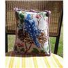 Image 1 : CHIC NEEDLEWORK PILLOW / CUSHION Blue Bird #2305137