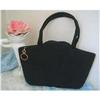 Image 1 : Art Deco Black Corde Handbag Signed Remy #2305400