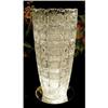 Image 1 : BEAUTIFUL CZECH CUT CRYSTAL VASE QUEENS LACE #2305522