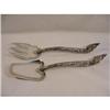 Image 1 : Pair Dutch East Indies Silver Salad Servers. #2306104