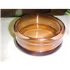 Image 1 : Transparent  Amber-colored  Powder Jar #2306291