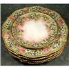 Image 1 : Elite LIMOGES Plates -5- Hand Painted CHERRIES #2306366