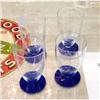 Image 1 : 1920s-30 MORGANTOWN GLASS CRYSTAL W/ COBALT #2306836
