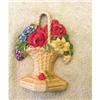 Image 1 : ANTIQUE CAST IRON BASKET OF FLOWERS DOOR STOP #2306841