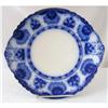 Image 1 : Flow Blue Plate "Baltic" by Grindley c1900 #2306891