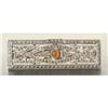 Image 1 : Bar Pin. Marcasite, Sterling and Carnelian. #2306980