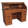 Image 1 : Roll Top Desk solid oak #2307156
