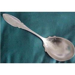 Victorian sterling silver Berry Casserole Spoon#2317807