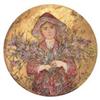 Image 1 : Iris porcelain plate  Flower Girl series by #2318012