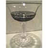 Image 1 : Steuben Black Threaded Sherbet #2318221