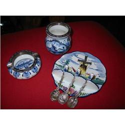 set of Delft Hand painted Accessories mkd! #2318368