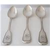 Image 1 : German Silver 800gr. 3 Tablespoons c1910 #2318444
