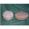 Image 1 : 2 Vintage Czech Glass Soap Boxes #2318446