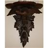 Pair Antique Carved Black Forest Eagle Sconces #2324835