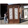 Image 1 : Amazing double entry door with wrought iron #2325049