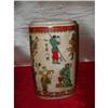 Image 1 : Polychrome Enamel Porcelain Vase  of 19th #2325159
