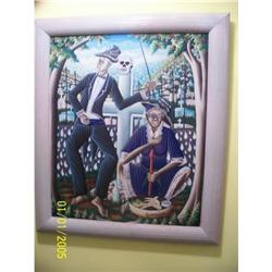 Haitian Painting, Gerard Valcin, MUSEUM! #2325172