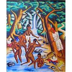 Haitian Painting by Castera Bazile, '51 #2325176