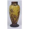 Image 1 : GALLE ART GLASS VASE * HAND PAINTED SIGNED #2325205