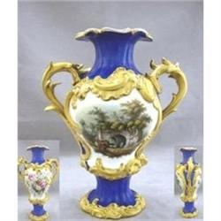 Minton Rococo Design Dresden Antique Vase #2325237