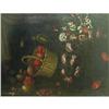 Still Life of Fruit, Flowers and a Parrot, #2325303