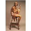 Image 1 : SENSUAL ART DECO LADY WITH CHAMPAGNE BRONZE #2325456