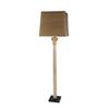 Italian Grey and Gold Column Floor Lamps #2325469