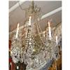 Image 1 : Maria Theresa Crystal and Bronze Chandelier #2325596