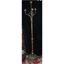 Pair of English Victorian Floor Candelabra #2325610