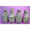 Image 1 : ANCIENT EGYPTIAN CANU COLLECTION  4 CANOPIC JAR#2325631