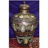18c Oil Painted Metal Indian Fertility Urn Vase#2325712