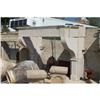 Large Antique Limestone Louis XIII Style Mantel#2325851