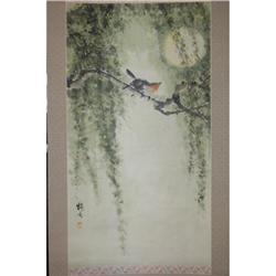 Chinese  Ink   on  paper  Scroll  Painting #2337791