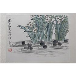 CHINESE  INK  ON  PAPER  PAINTING #2337794