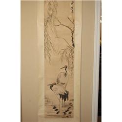 Chinese  Ink  on  paper  Scroll  Painting #2337796