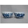 Pair of Chinese Blue and White Porcelain Bowls #2337841