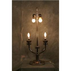 Modern Style Hi Polished Nickel Table Lamp #2337866