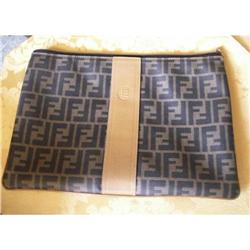 FENDI 1980's Executive "Zucca" Messenger Bag #2337886