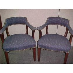 Arm Chair Pair in Navy #2337908