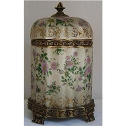 JARDINIERE, COVERED VASE  19th century France #2337939