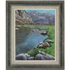 Image 1 : ORIG OIL PAINTING OF LAKE NEAR DA CANADA, CA #2337949